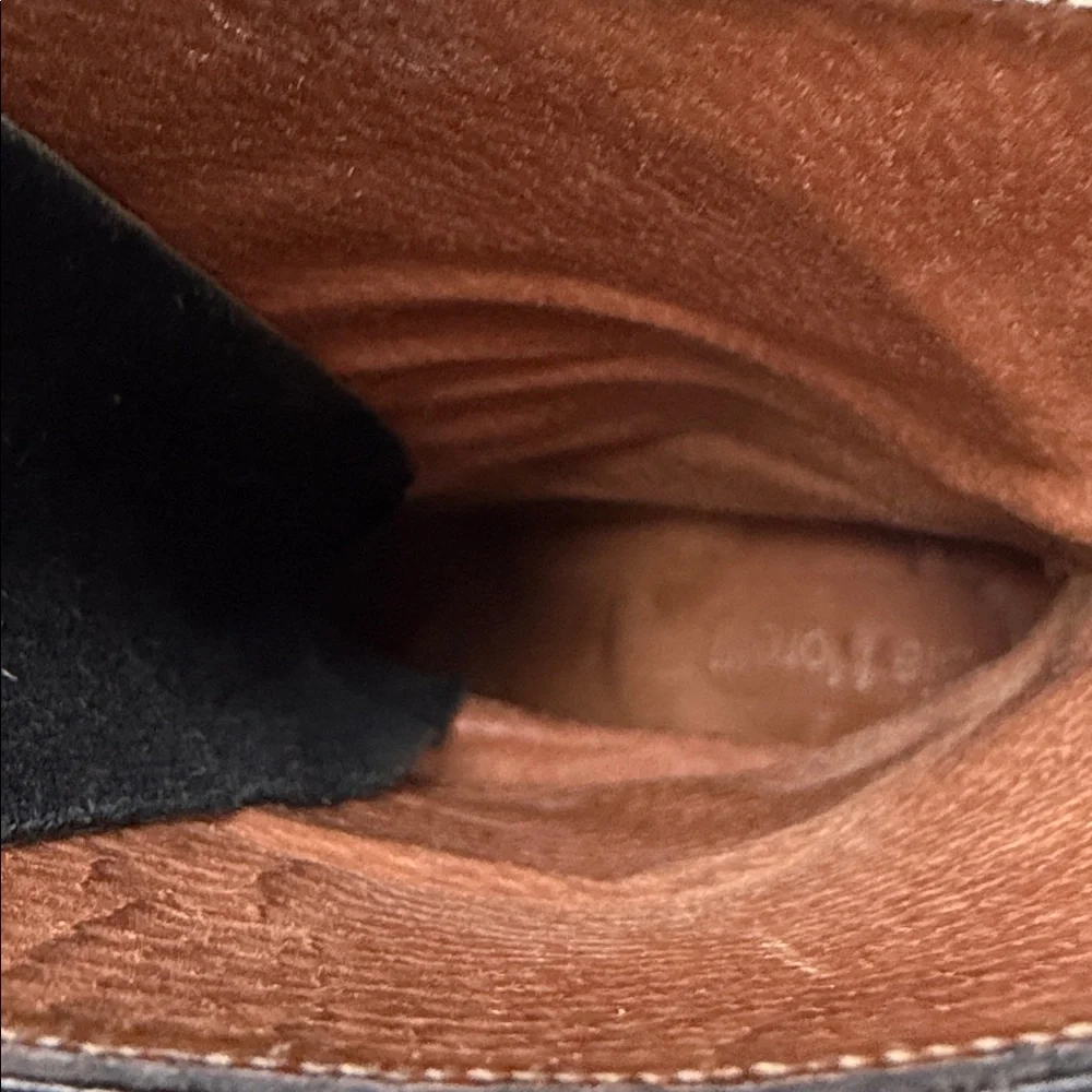 Gia Moretti leather pointed toe stiletto heel grommeted lace-up Boots Italian - Picture 13 of 17